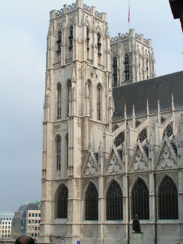 <b>Day 2 - Cathedral</b><br />I did some homework, this is the cathedral of St-Michiel and St.-Goedele. I don't know the history behind this, but it sounds like an equal opportunities cathedral.