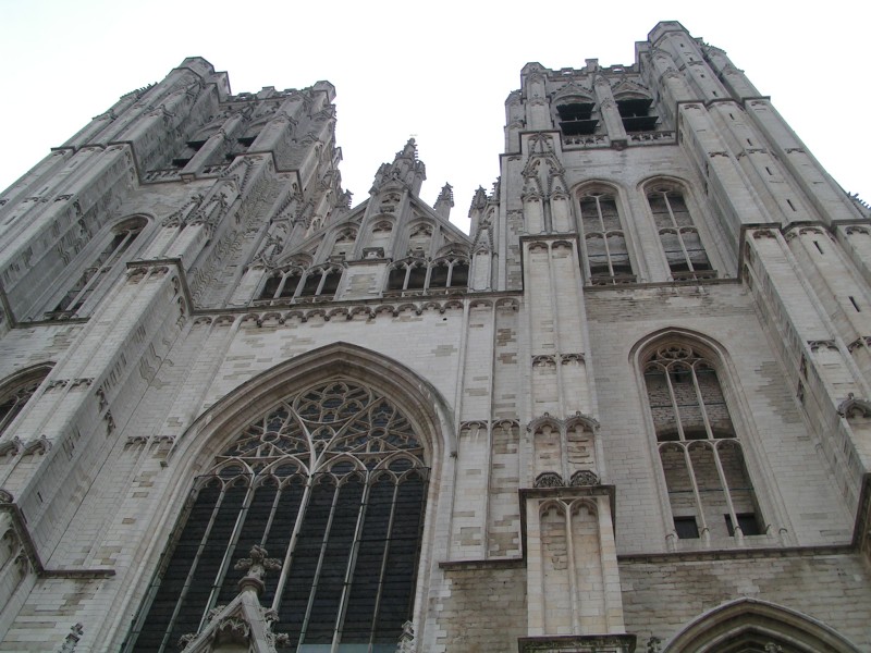 <b>Day 2 - Pain in the neck</b><br />Is what I got from looking up at this impressive building. Parts of it date back to the thirteenth century, but it only became a cathedral in the 1960's.