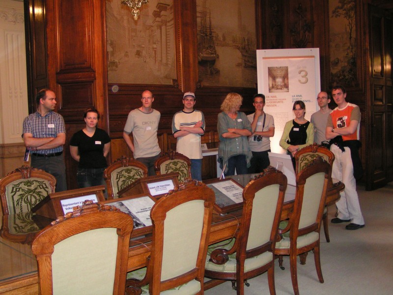 <b>Day 2 - Captive audience </b><br />Or maybe not all the time... But it was certainly a very interesting tour at the Belgian National Bank.