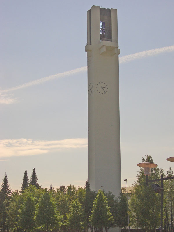The Lakeuden risti church (tower).