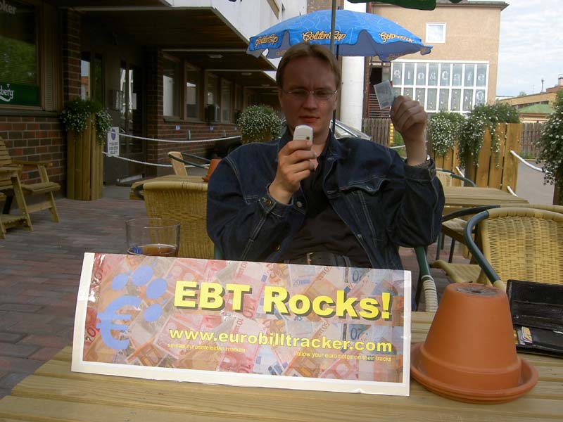 We changed place with turkoosi because we wanted to have some notes to enter. EBT-sign came with us.