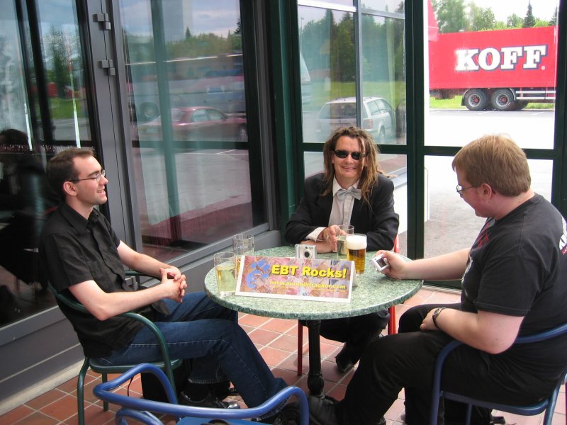 Poutsi, tiura and Osku-82 were already present when I arrived