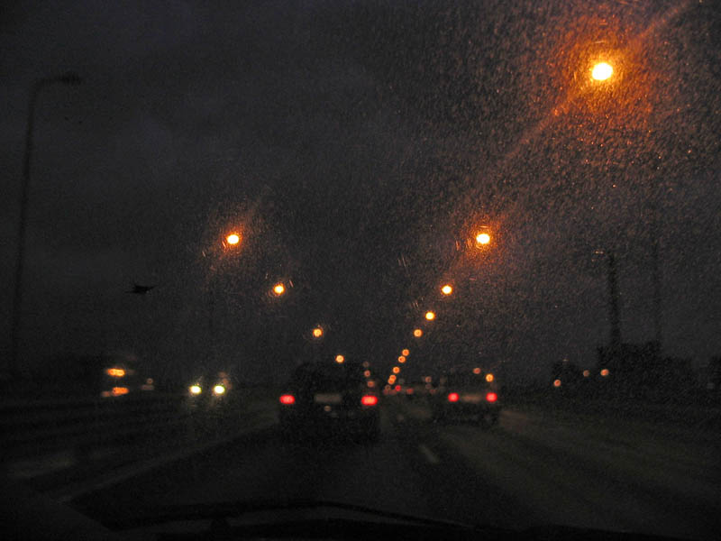 It was already dark when we arrived in Helsinki