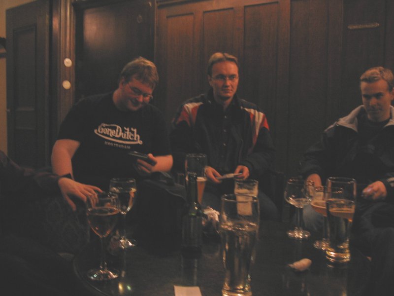 Osku, aplfi and pejole wondering what to do next