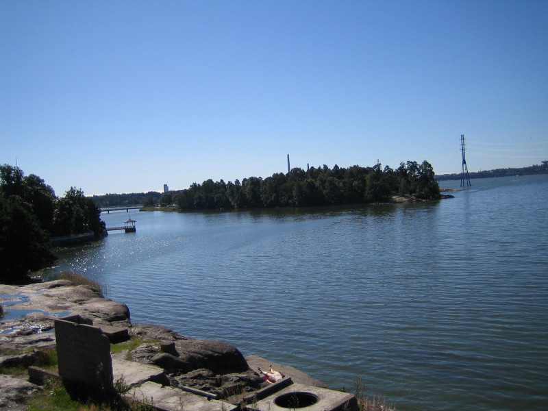 view on our walk to Seurasaari island, somewhere there is the residence of the president