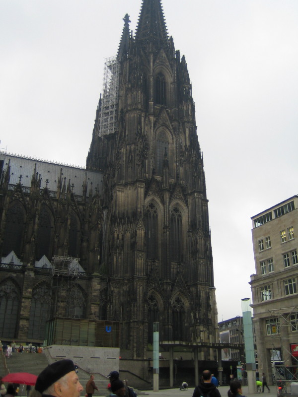 second part of the cathedral in K�ln