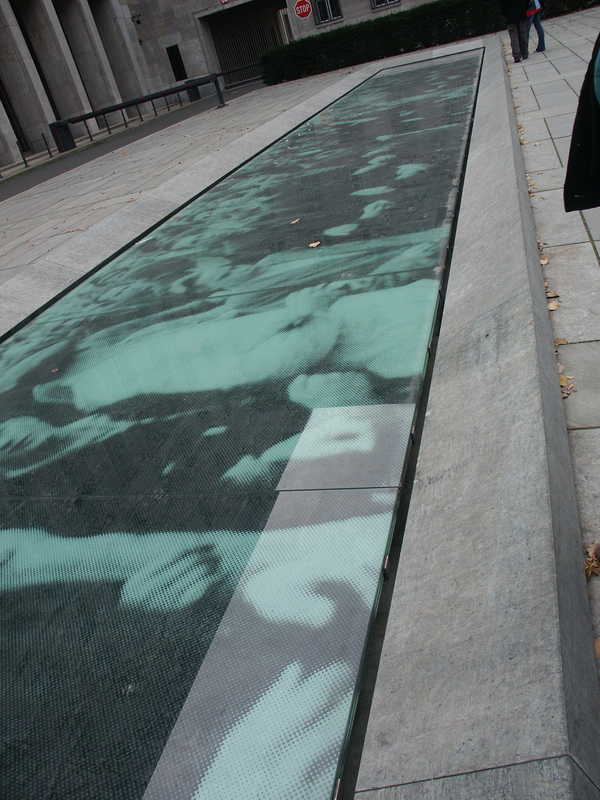 Picture in the floor near the Potsdamer Platz