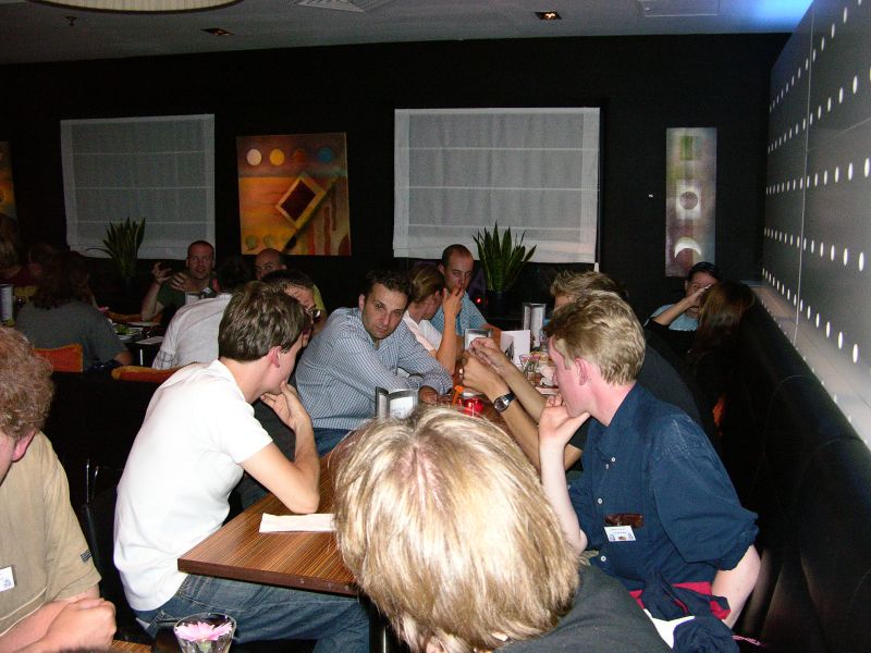 discussions et d�ner