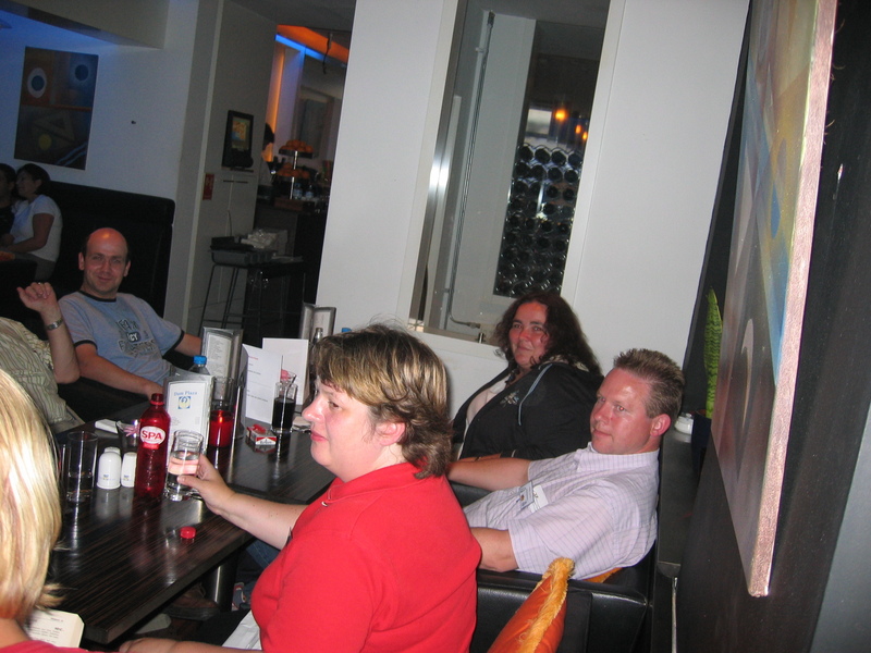 HBoZ in the background, Annie_in_exile in the foreground, N0W1K in the background and finally, hailtotheking leaning back
