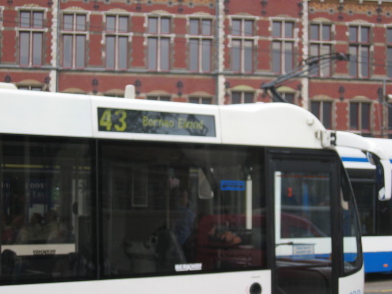 This bus is going to the Borneo Island?? You have a very long journey ahead..