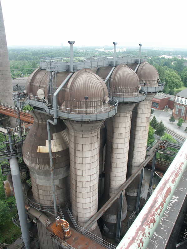 Parts of the former blast furnance