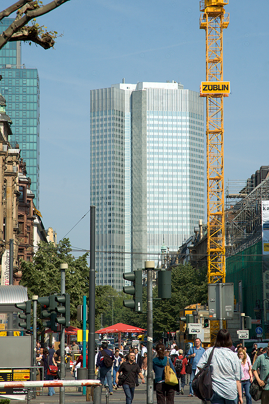 view from central station to european central bank