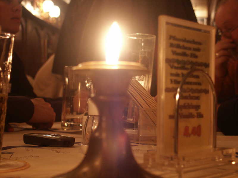 A candle