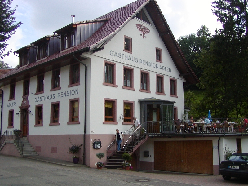 The Gasthaus where I enjoyed my meal. I stayed in the other Yach Gasthaus Sonne.