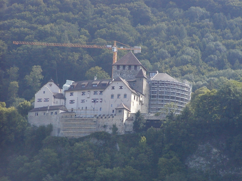 The Vaduz castle.