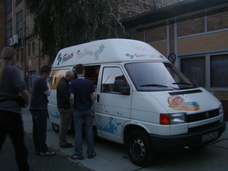 Ahh Refreshing! The icecream van.