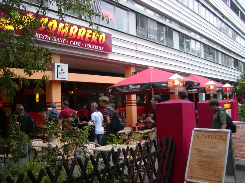 Entering Restaurant Sombrero.