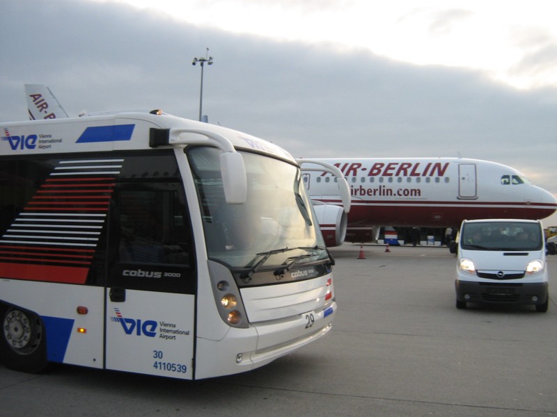 Arriving at Vienna International Airport
