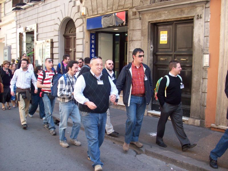 From left to right: Starcapitan, Ewri, Dynadart, Ravestorm, Claudio_vda, Sharatan3, Presidente, Pietropole, Trinacria and LoZingaro