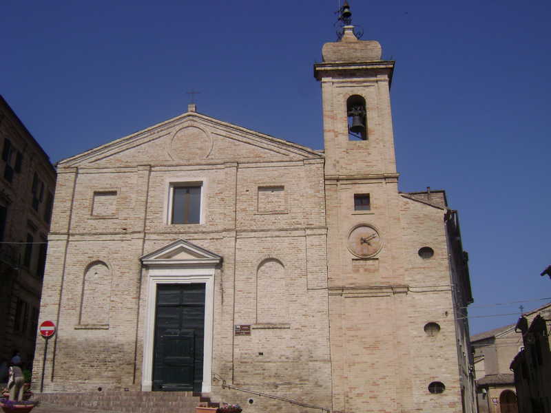 Church of Santa Maria di Montemorello, in front of Leopardi's House.