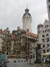 Neues Rathaus (New Townhall) in Leipzig.