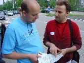 Mr. Euro shows where to go...
