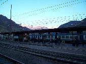 Finally sundown on Monday in Bolzano/Bozen