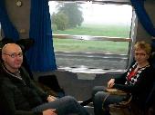 Train trip to Ferrara, Hoppa & wife