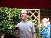 philippe having a toast for EBT