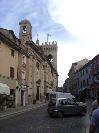 Recanati - Corso Persiani with civic Tower