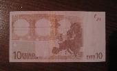10 Euro note without serial number (no fake!)