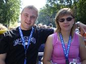 taucher& sarah enjoying the boattrip