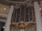 Church organ blows