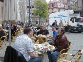 <b>Breakfast in the inner city</b><br />Helge, Haemoglobin, J.R.K. and Kassen-Jackl.