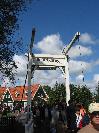 the entrance to the village of Marken