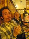 Claudio won't loose the chance to hit furthermore and drink some good alcoholic!
