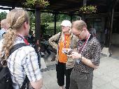 Waiting to enter the caves - (Wally2CV), Eliezer, Bobtail and Avij