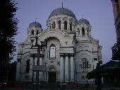 The Kowno SwMichal church in the heart of Kaunas, Lithuania.
