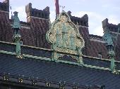 Tuesday. Beautifull Copenhagen. Artwork on the City Hall.