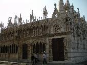 Santa Maria della Spina church, the name of Spina (thorn) derives from the presence of a thorn allegedly part of the crown dressed by Christ on the Cross