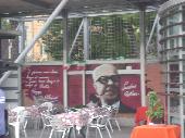 Ancona - A nice murales in a local bar remembering our President Sandro Pertini.