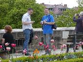 <b>Helge & J.R.K. on top of the city walls</b><br />Gerd-LL taking a picture.