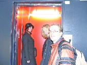 Are we in Amsterdam? :) I had to take a picture of the Omenahotelli's suspiciously colored elevator
