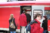 Einsteigen in den Dothunter-Express nach Heidesheim - Embarking the dothunter express to Heidesheim (sarah, yli, taucher, androl)