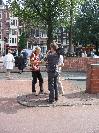 Amsterdam Television interviewing