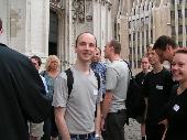 <b>Day 2 - Uh-oh </b><br />He noticed the camera... Nice guy, by the way. And thanks again for the wonderful EuroBillTracker!