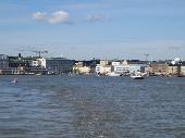 view on the harbour from the ferry that took us to Suomenlinna