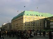second meeting place, behind the Brandenburg Gate...
