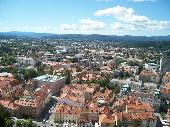 view from Ljubljana castle, sunday