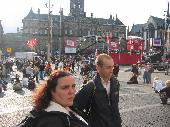 N0W1K and Ralf at the Dam Square